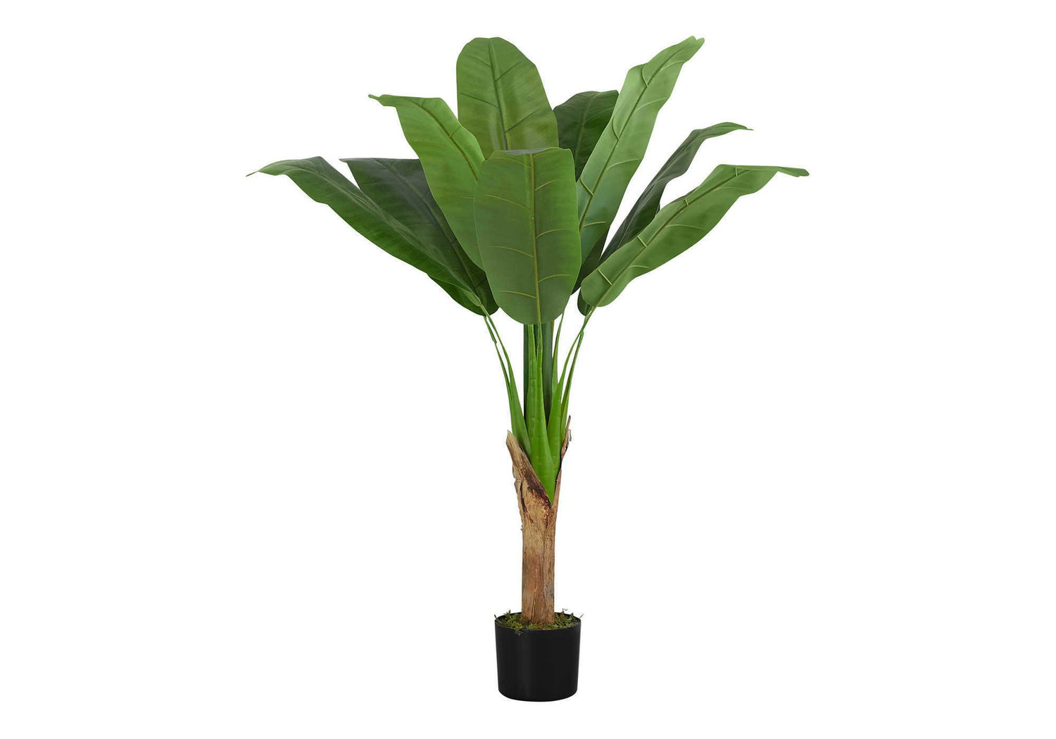 43&quot; Tall, Artificial Plant, Banana Tree, Indoor, Faux, Fake, Floor, Greenery, Potted, Real Touch, Decorative - Green / Black