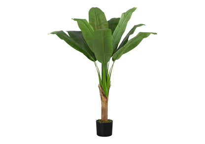 43&quot; Tall, Artificial Plant, Banana Tree, Indoor, Faux, Fake, Floor, Greenery, Potted, Real Touch, Decorative - Green / Black