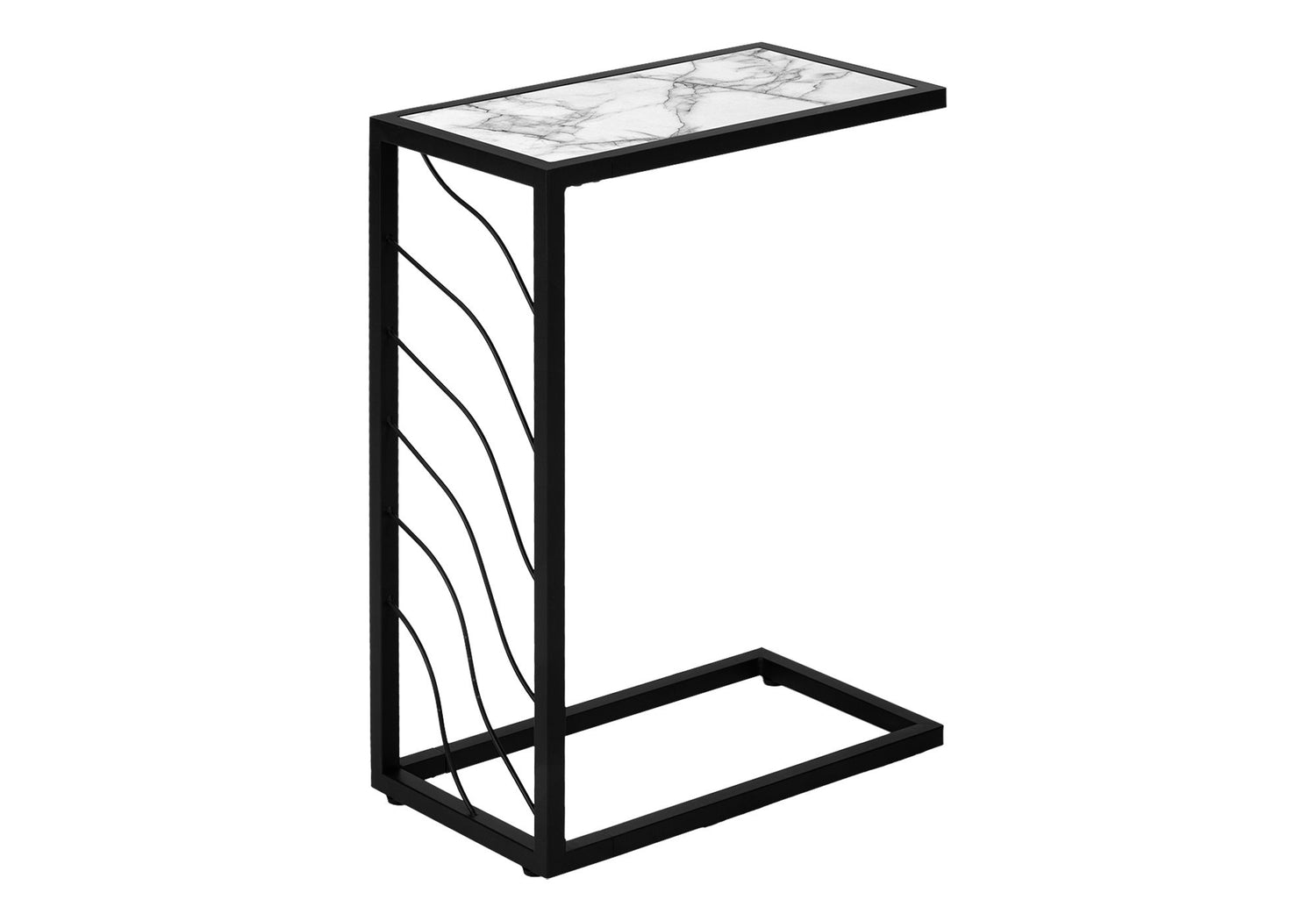 Accent Table, C - Shaped, Contemporary &amp; Modern Convenient Design