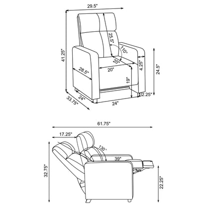 Warren - 4 Seater Home Theater With 3 Wedge Consoles - Black