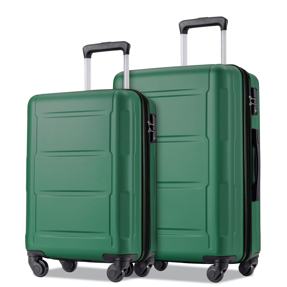 Expanable Spinner Wheel 2 Piece Luggage Set ABS Lightweight Suitcase With Tsa Lock 20&quot; / 24&quot;