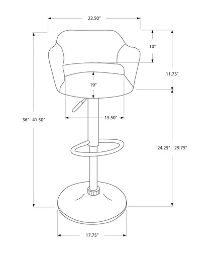 Swivel Stool Bar Height, Adjustable Versatile Seating, Contemporary &amp; Modern