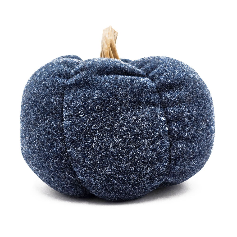 Pumpkin Ornament Decor For Holiday Harvest Festival Fall Festival &amp; Thanksgiving (Set of 3) - Blue