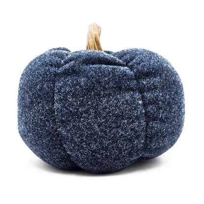 Pumpkin Ornament Decor For Holiday Harvest Festival Fall Festival &amp; Thanksgiving (Set of 3) - Blue