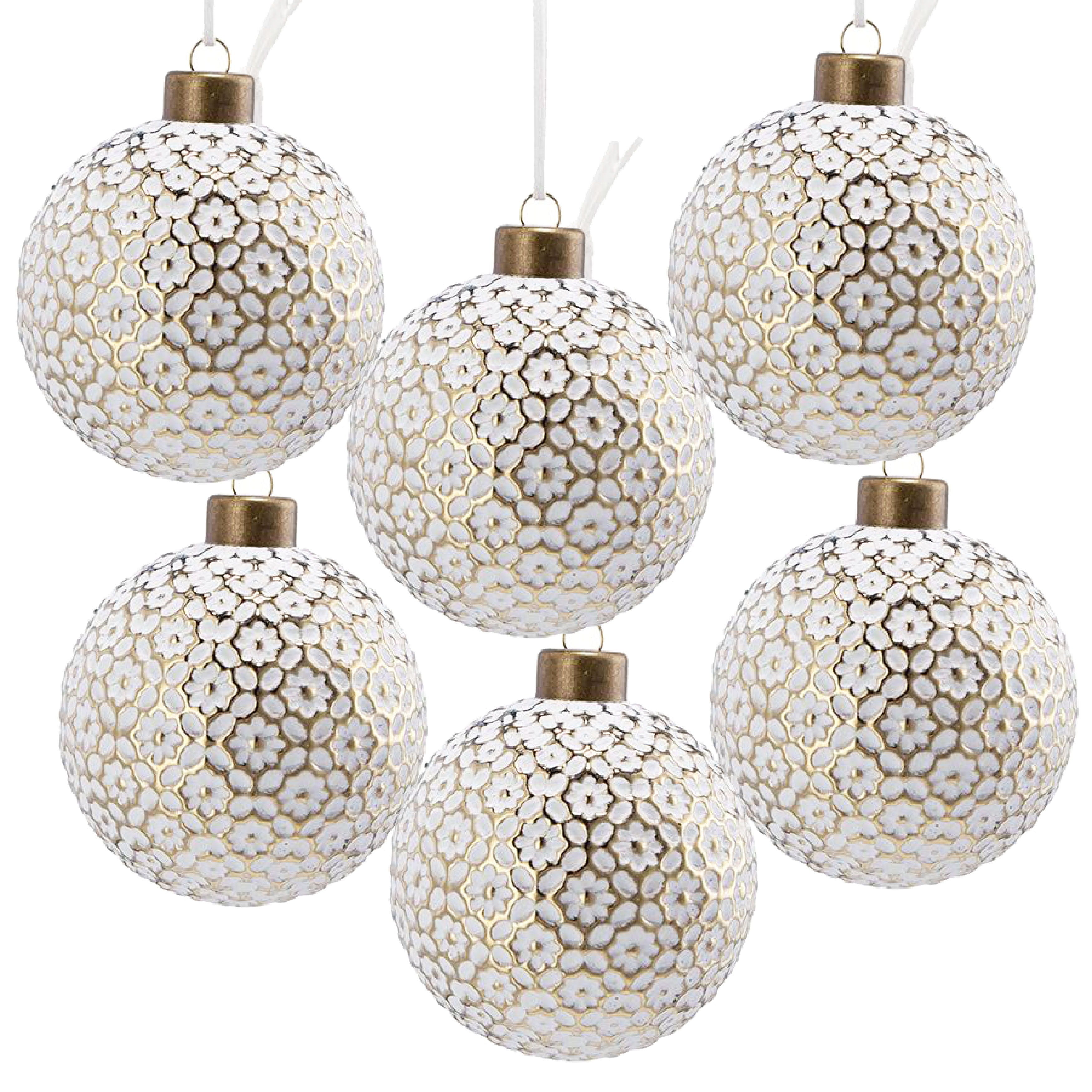 Christmas Ball Ornaments, Glass Decorative Hanging Ball Christmas Tree Ornaments For Holiday Party Decorations