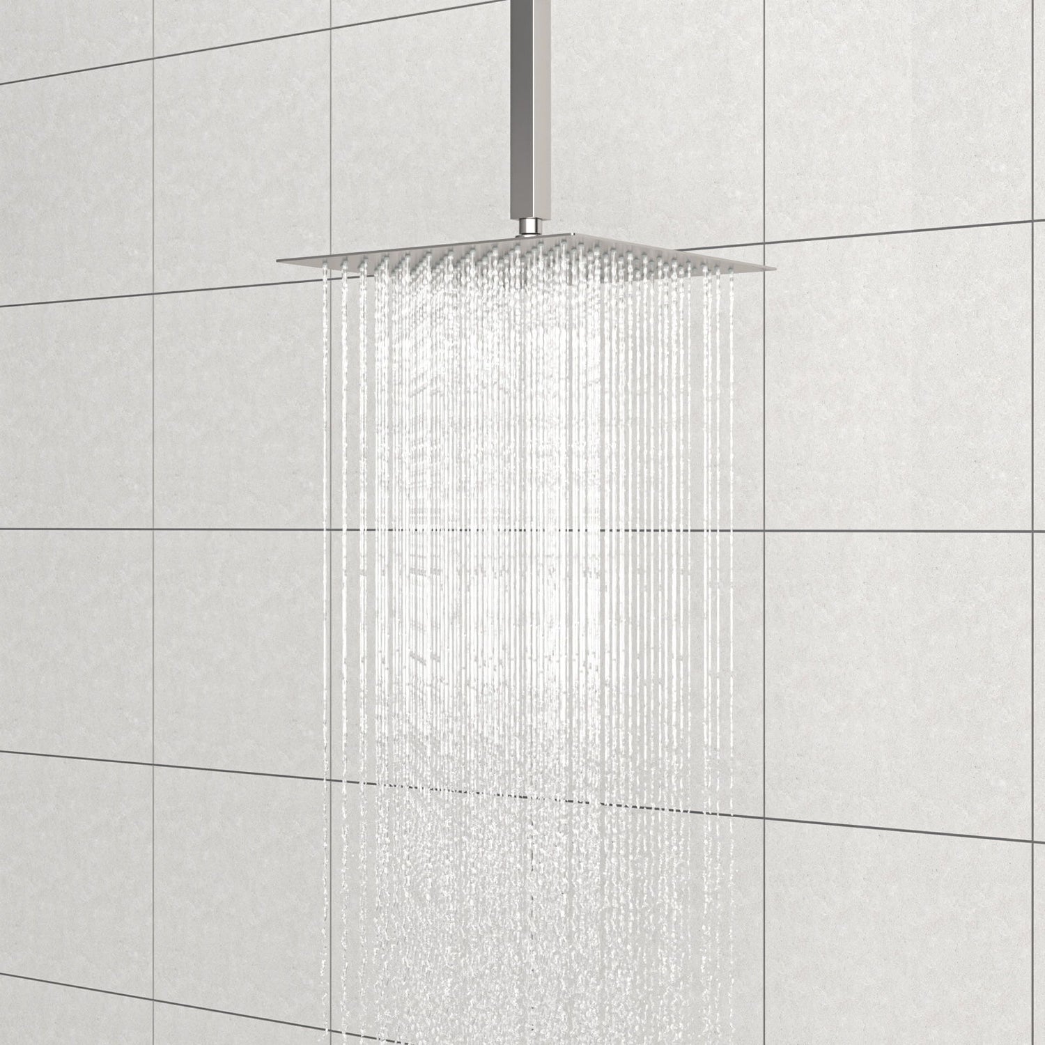 Premium 8&quot; Ceiling Mounted Shower Arm With Flange