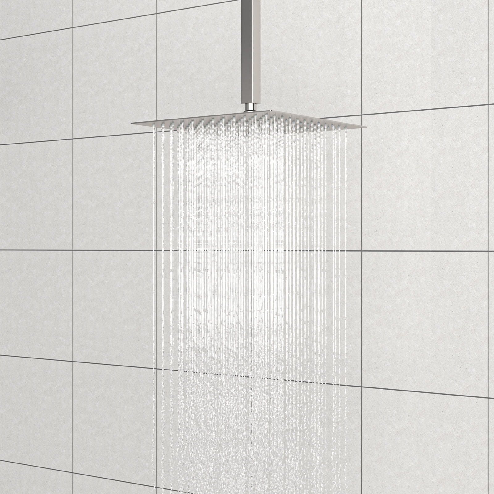 Premium 8&quot; Ceiling Mounted Shower Arm With Flange