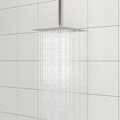 Premium 8&quot; Ceiling Mounted Shower Arm With Flange