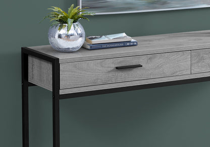 Accent Console Table For Entryway, Storage Drawers, Contemporary &amp; Modern