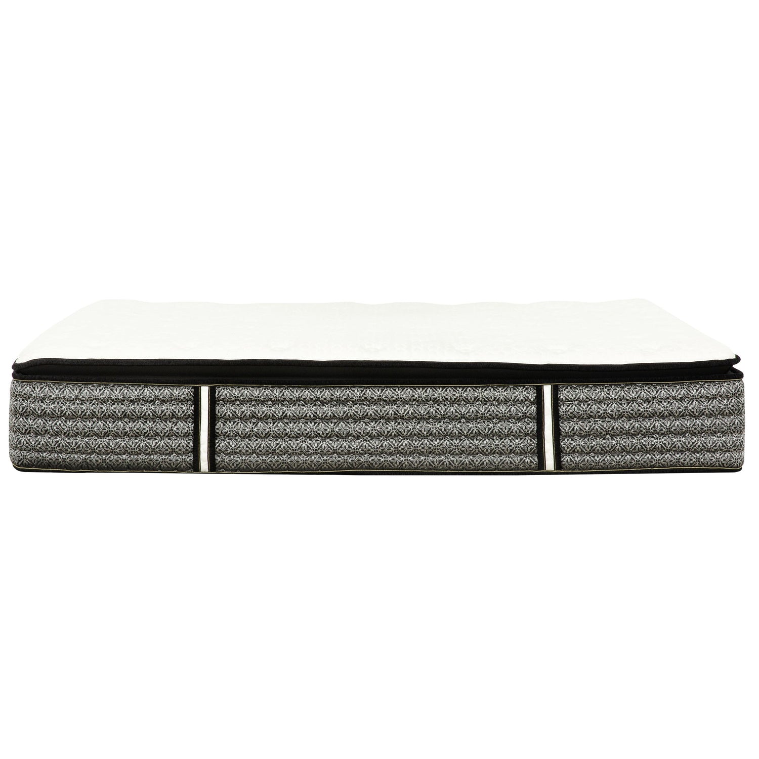 Premium 14&quot; Queen Size Hybrid Mattress In A Box Plush Gel Memory Foam Top With Cooling Technology - Gray / White