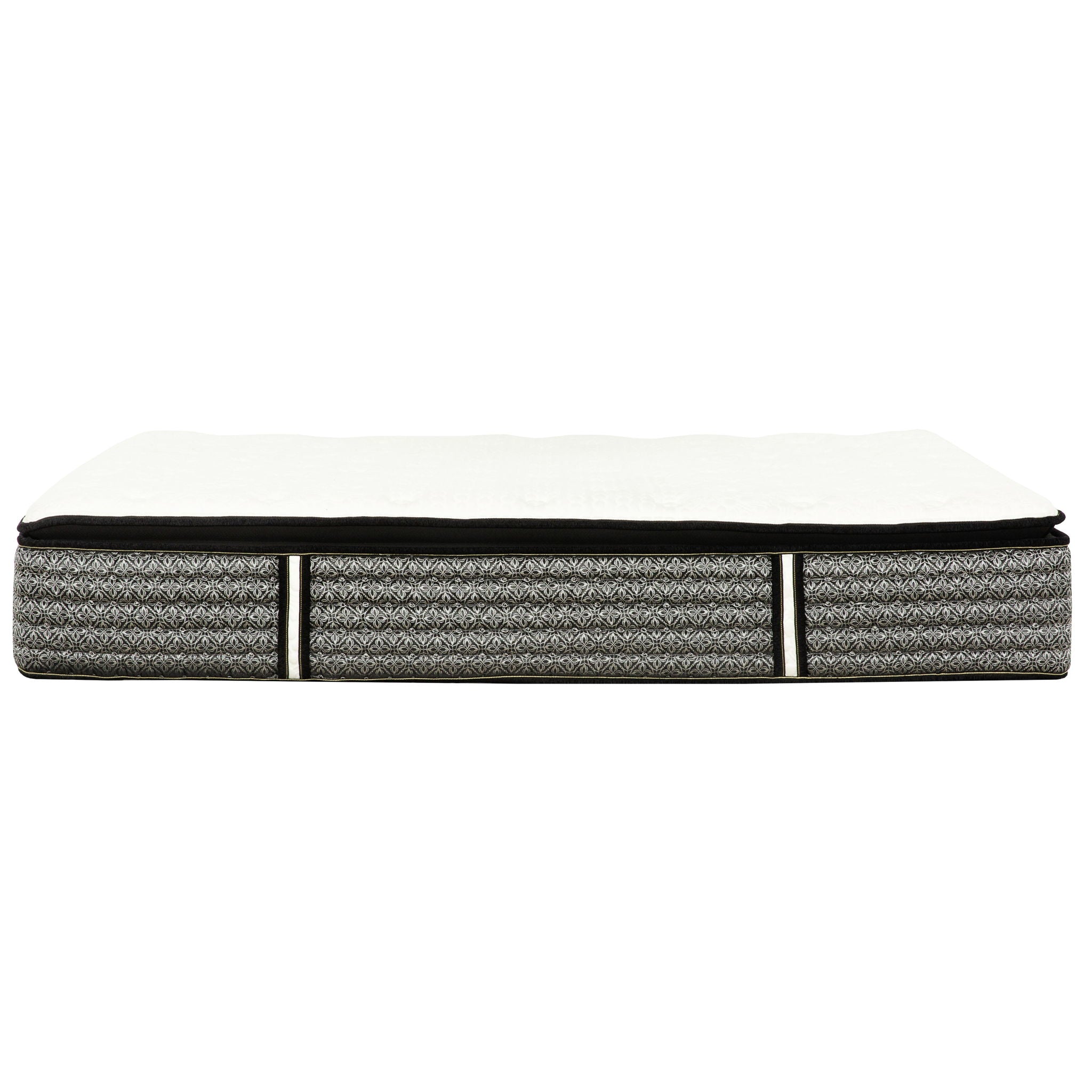 Premium 14&quot; Queen Size Hybrid Mattress In A Box Plush Gel Memory Foam Top With Cooling Technology - Gray / White