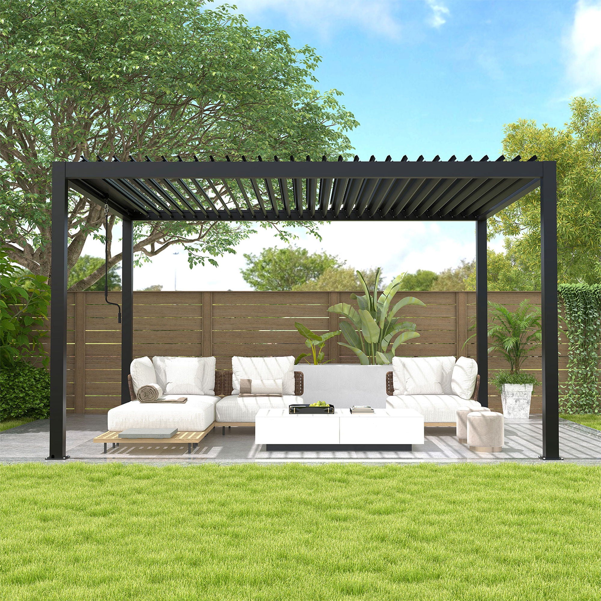 Louver Pergola Aluminium Frame &amp; Louvers