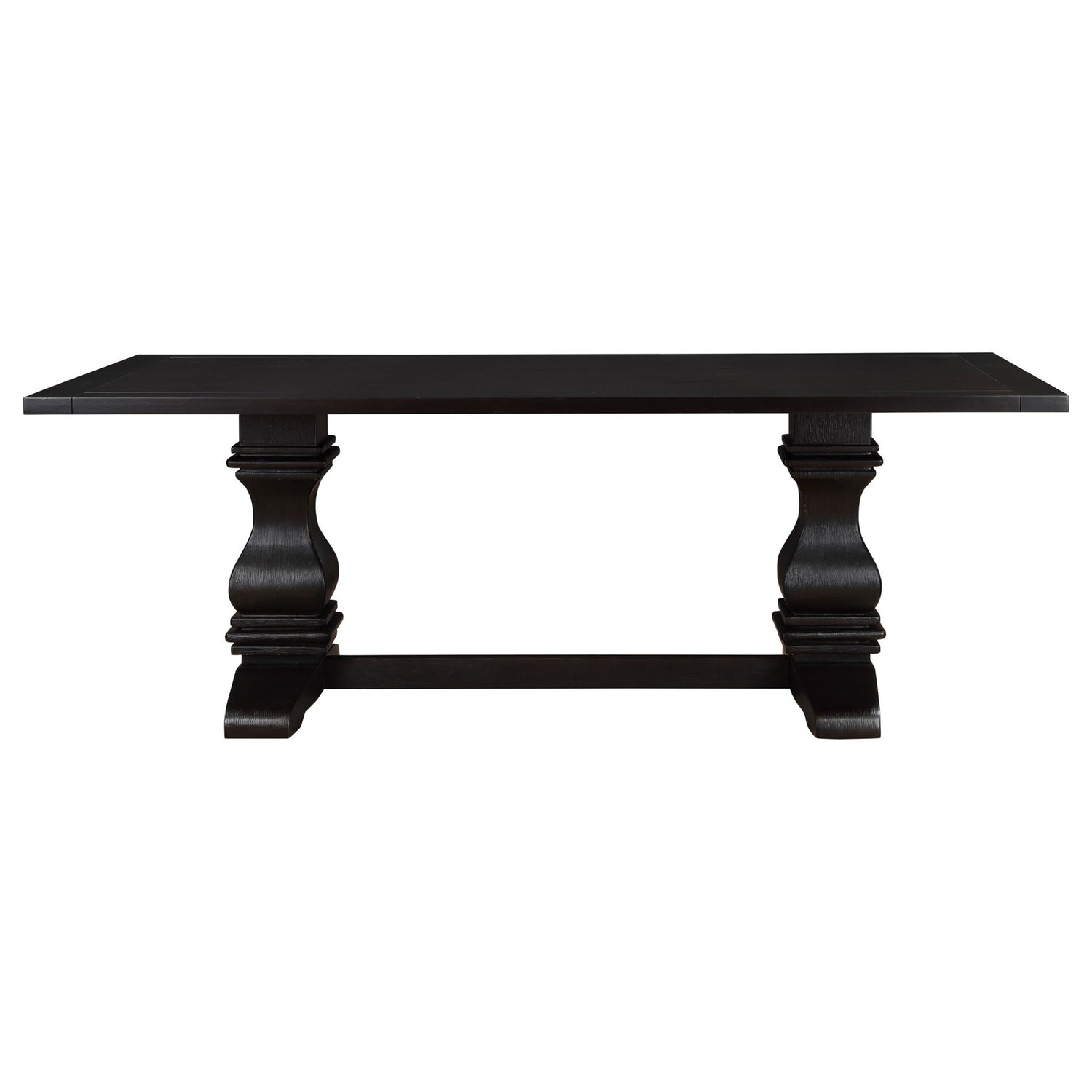 Villeneuve - Rectangular Double Pedestal Dining Table - Rustic