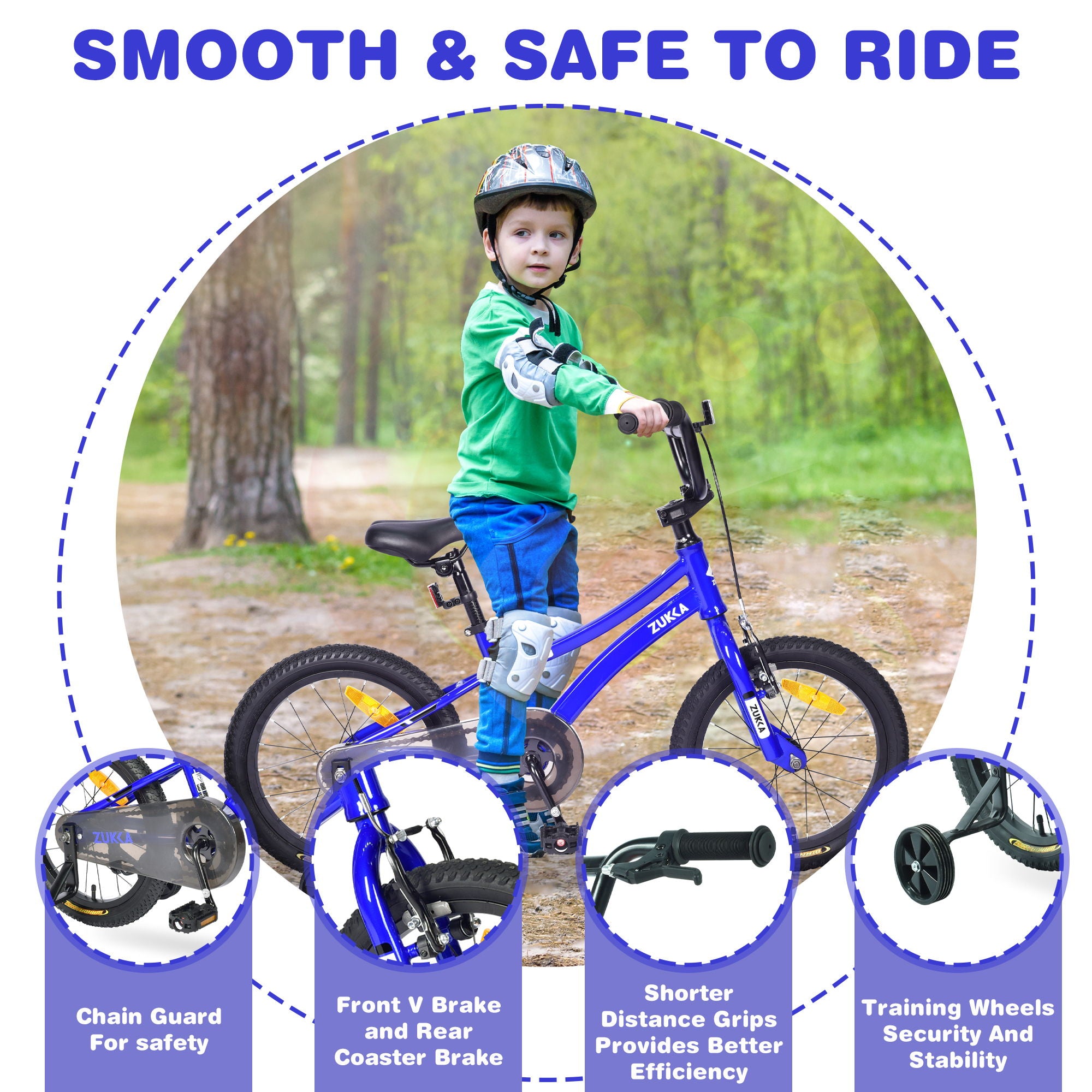 Zukka - Kids Bike, 16&quot; Kids&
