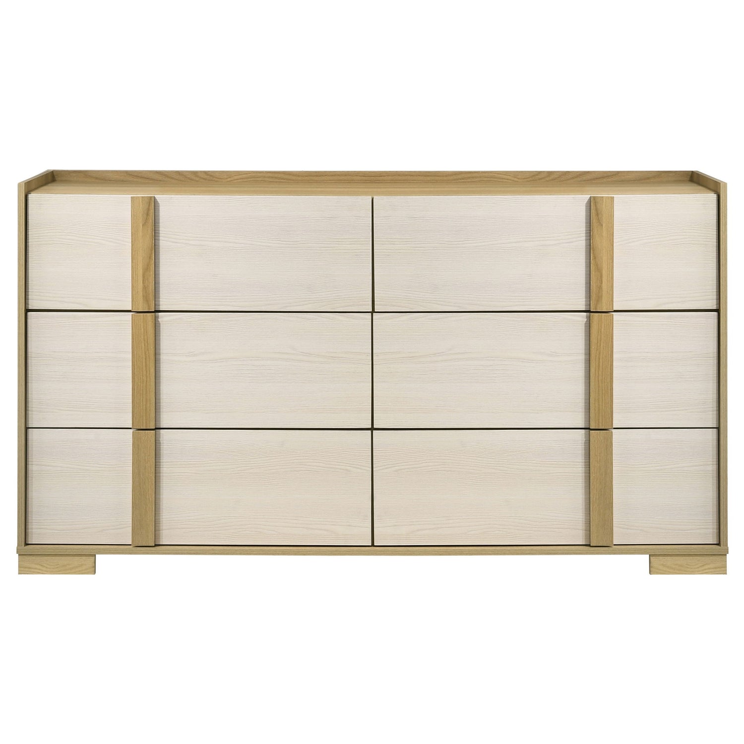 Lincoln - 6 Drawer Dresser - Natural