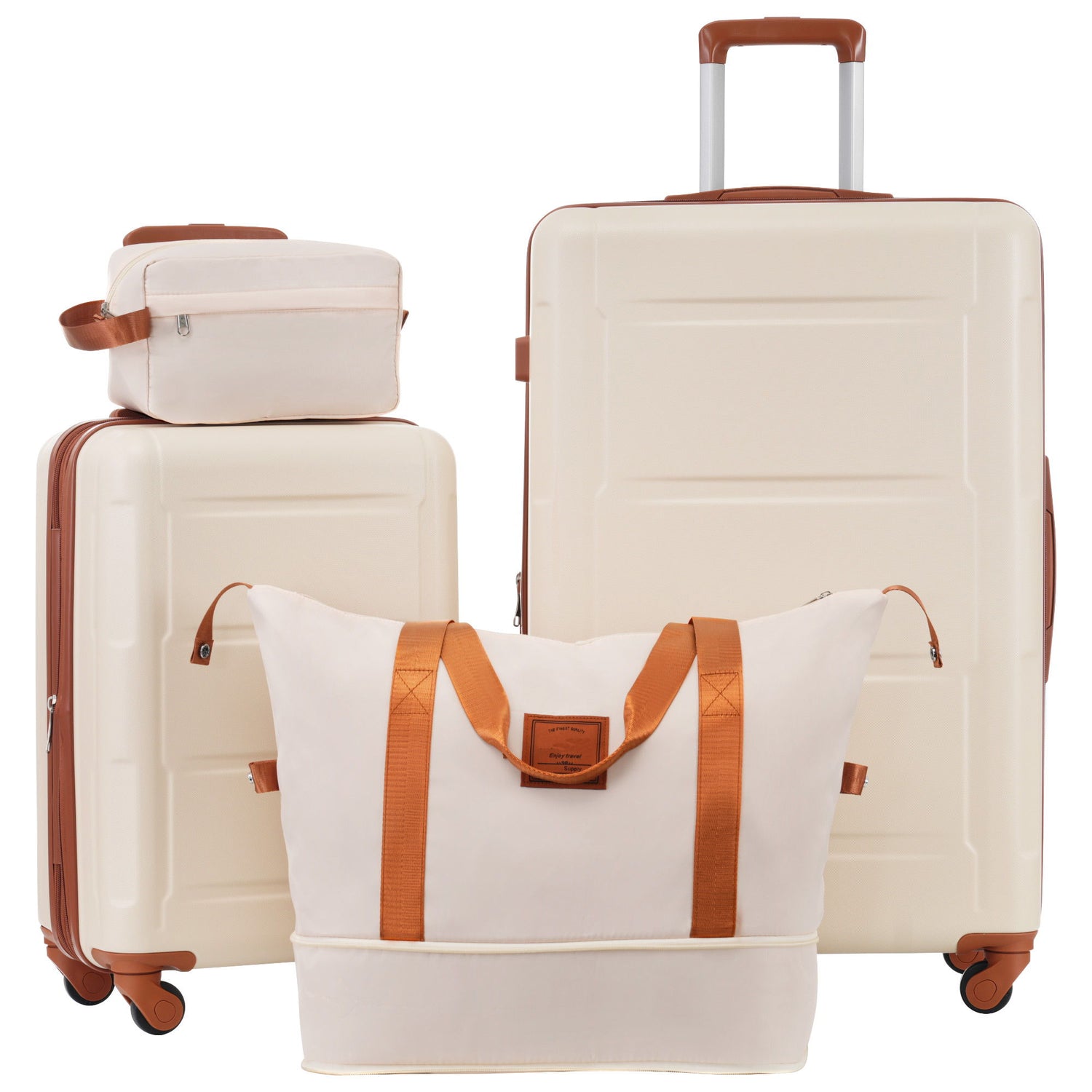 2 Piece Luggage Set With Bags Expanable Spinner Wheels ABS Lightweight Suitcase With Tsa Lock 20&quot; / 28&quot;