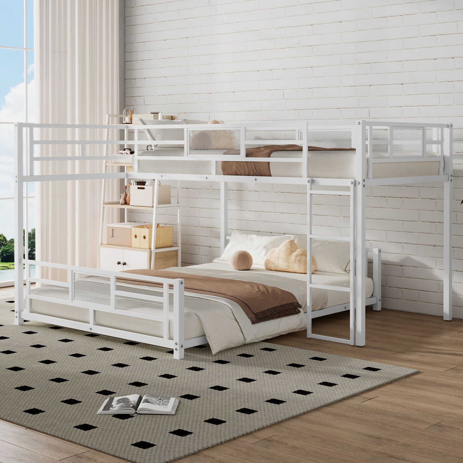 L-Shaped Bunk Bed &amp; Safety Guaranteed