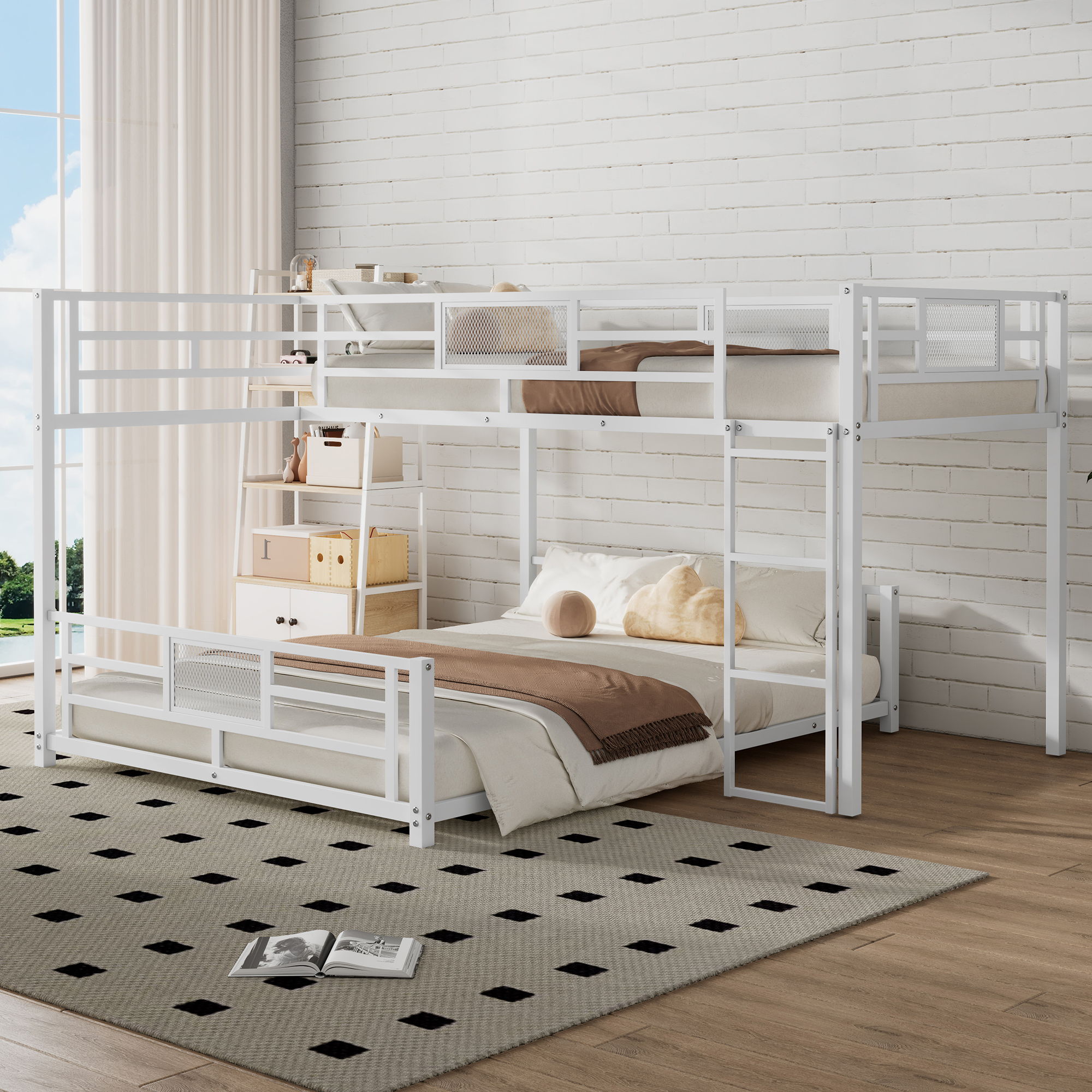 L-Shaped Bunk Bed &amp; Safety Guaranteed