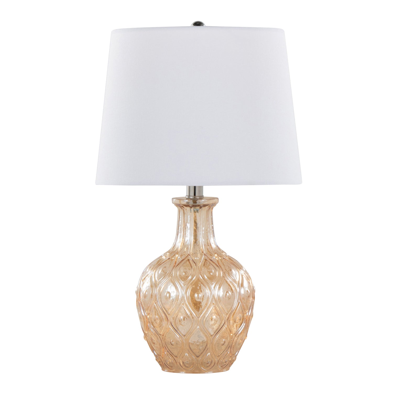 Gloria - Round Contemporary Lamp (Set of 2)