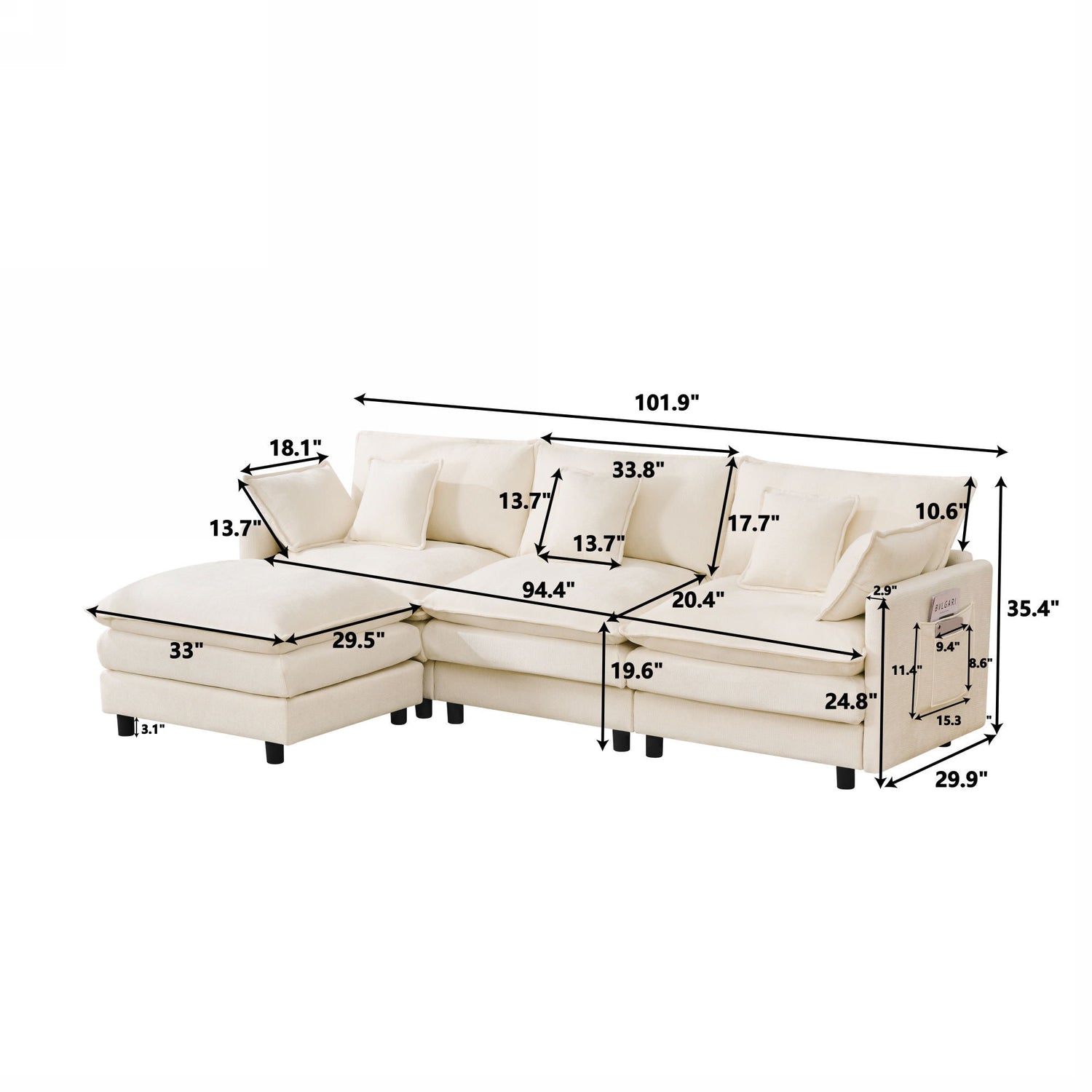 Sofa With Modular Design