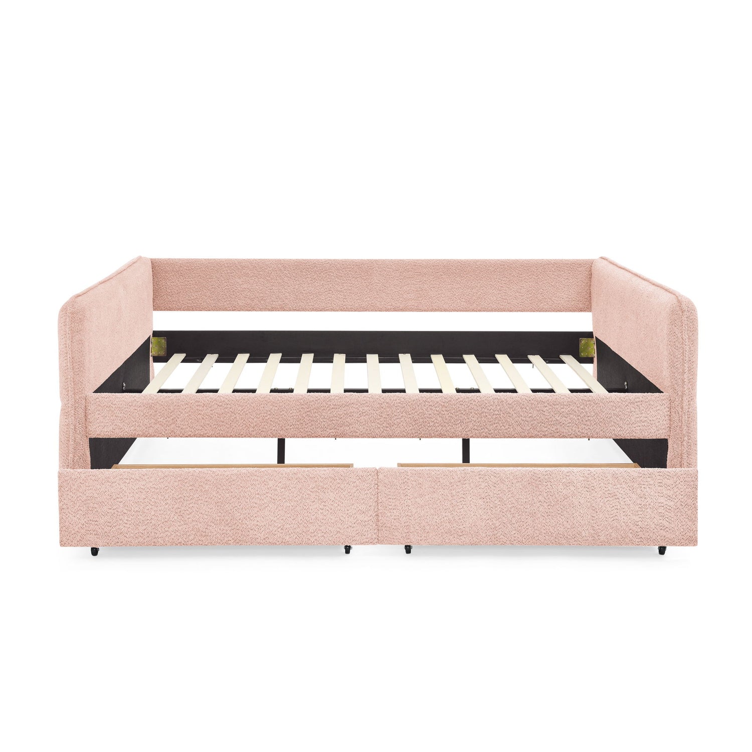 Upholstered Daybed &amp; 2 Drawers