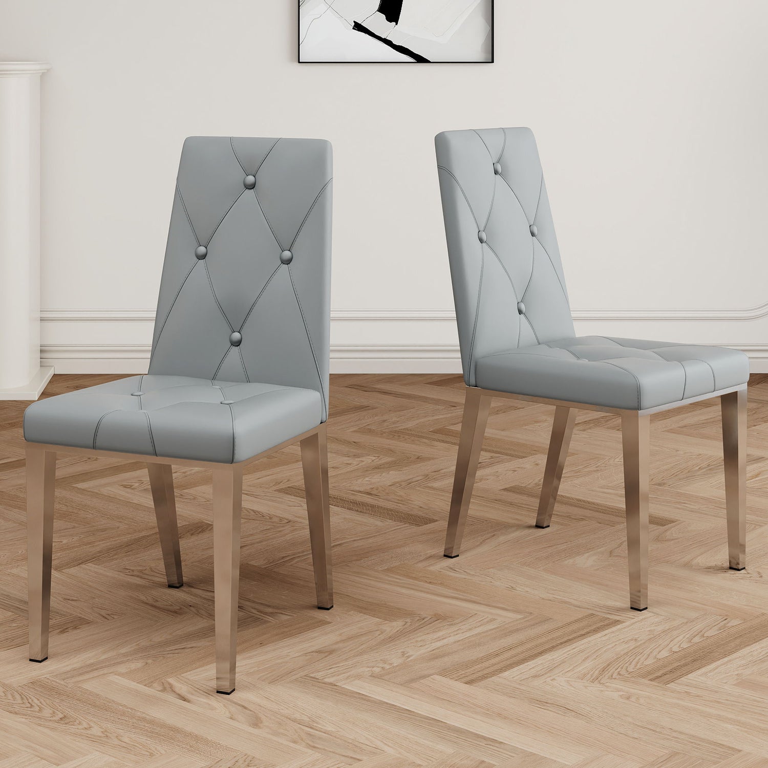 Modern Light Luxury Dining Chair (Set of 2)