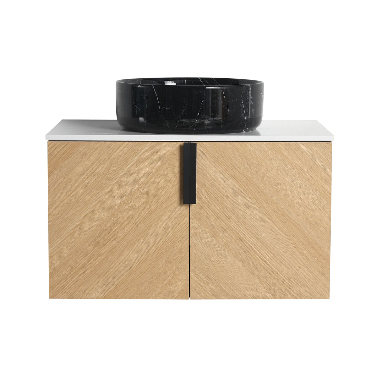 Wall Mounted Bathroom Vanity &amp; Art Sink