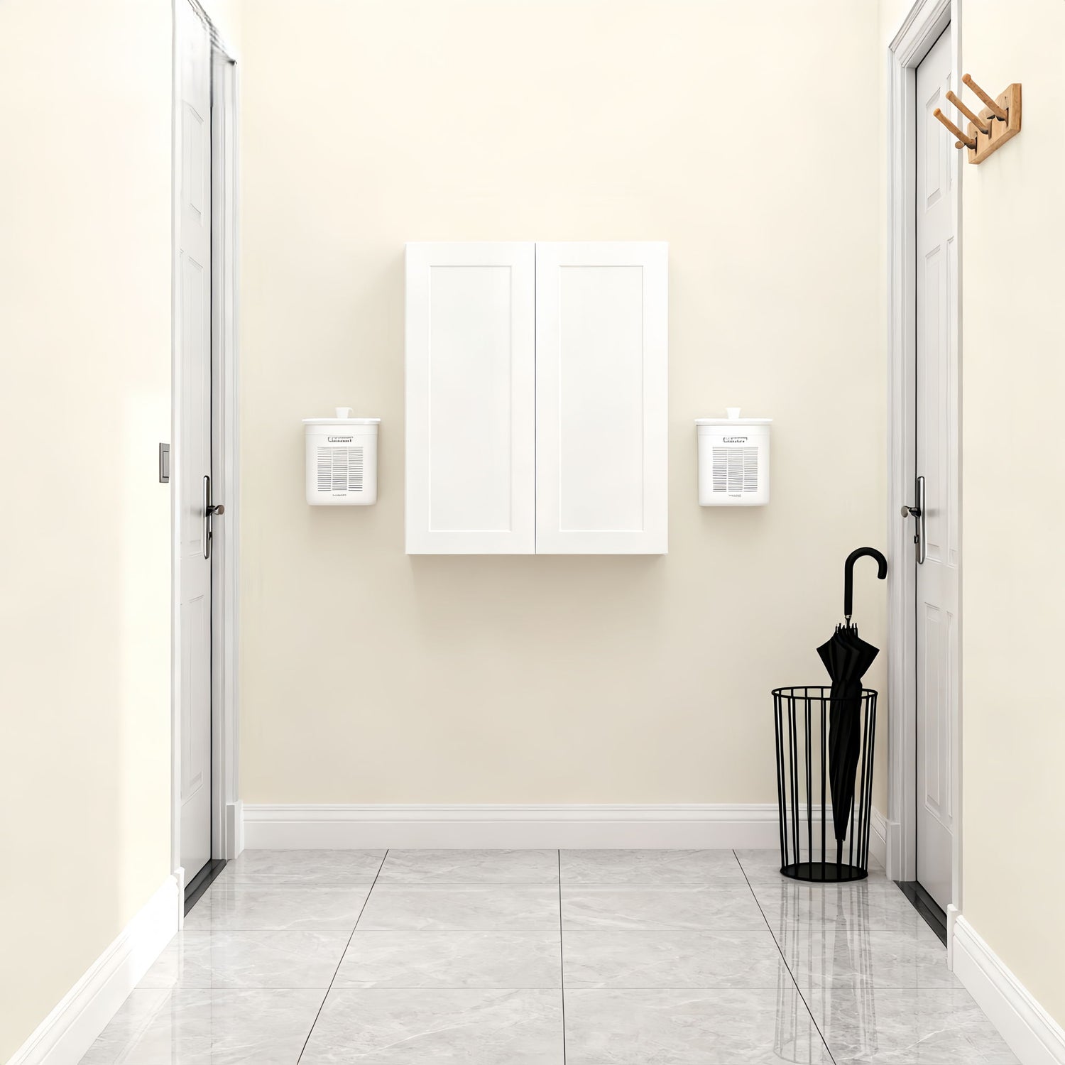 Shaker Wall Cabinet With Soft-Close Doors, Adjustable Shelves