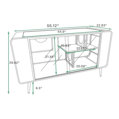 Cat House With Tempered Glass