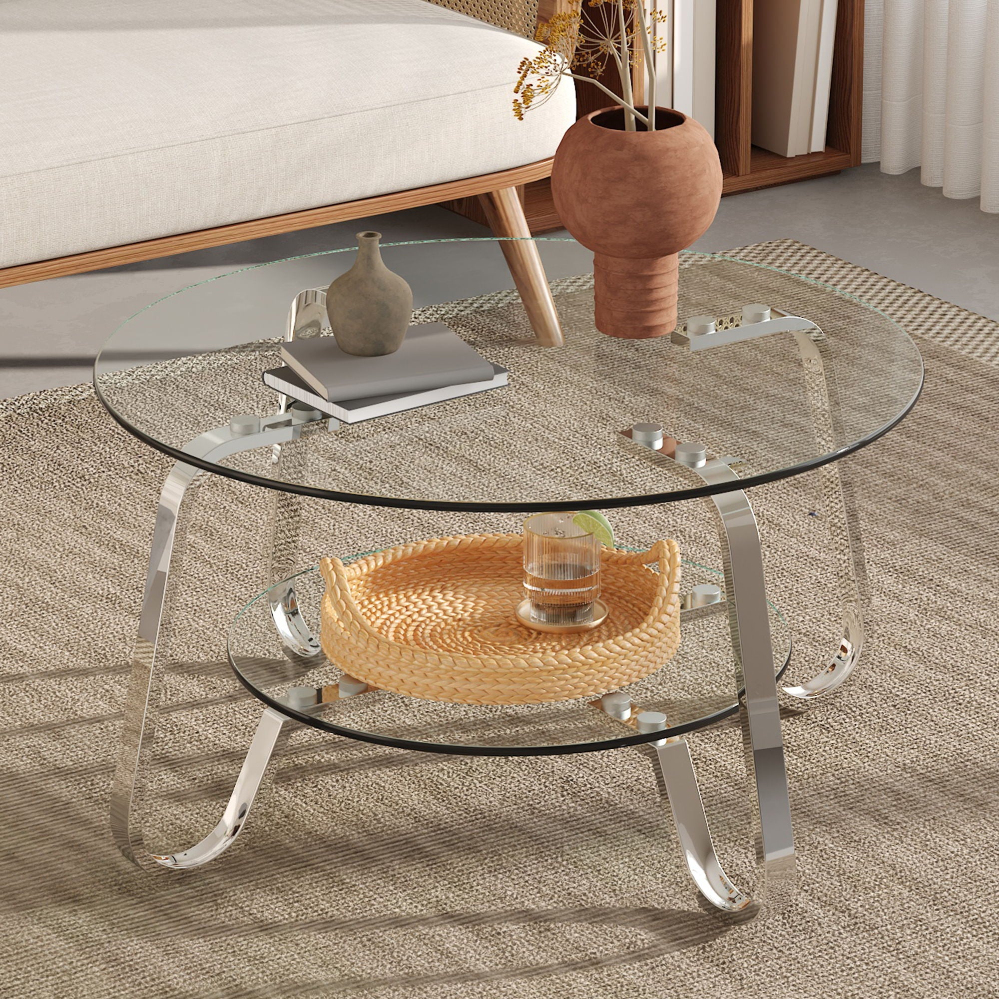 Double Layer Coffee Table