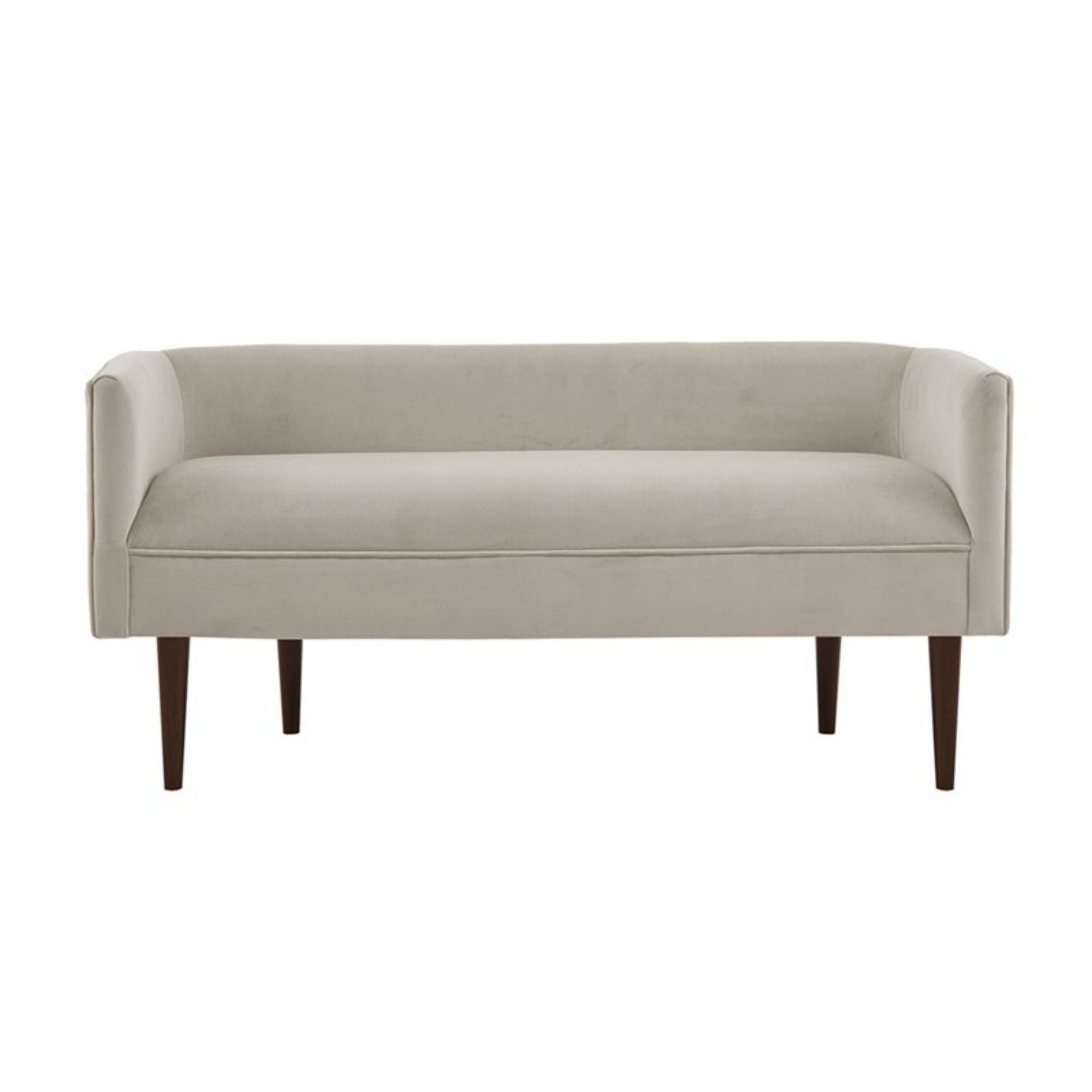 Farrah - Accent Bench With Low Back &amp; Sides - Cream