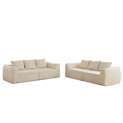 Minimalist Set With Curved Lines &amp; Gently Sloped Backrest