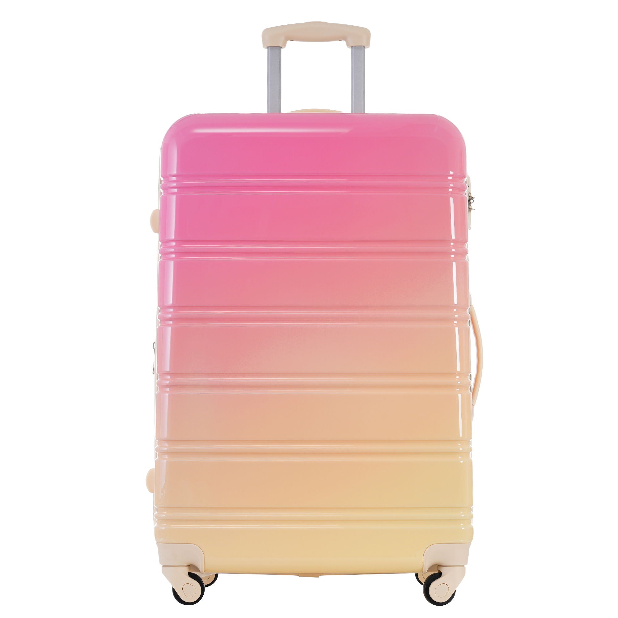 Hardshell Luggage Sets 3 Piece Gradient Color Expandable Suitcase With Spinner Wheels And Tsa Lock Lightweight 20&quot; 24&quot; 28&quot; Available