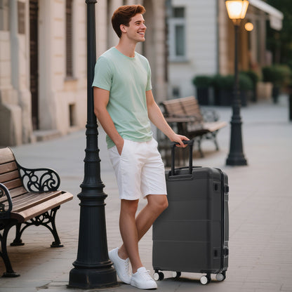 Hardshell Luggage Set 6 Piece With Duffel &amp; Toiletry Bag