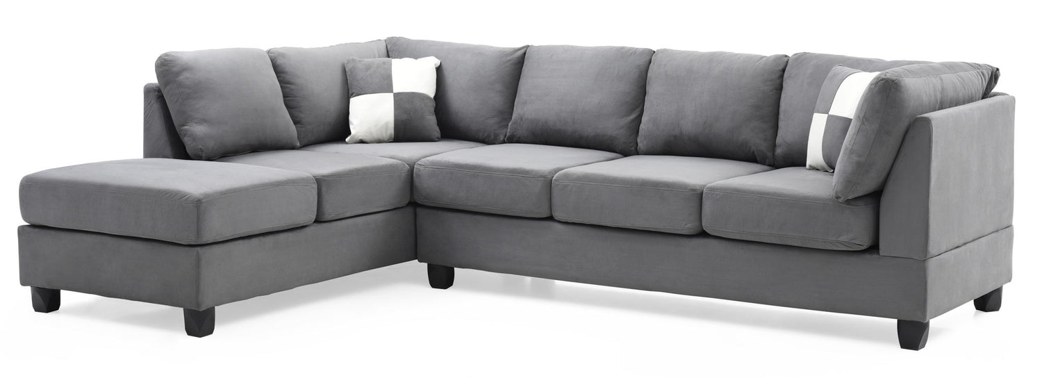 Malone - Versatile Sectional - Gray
