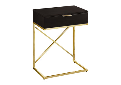 Accent Side Table, Storage Drawer, Spacious Tabletop, Contemporary &amp; Modern