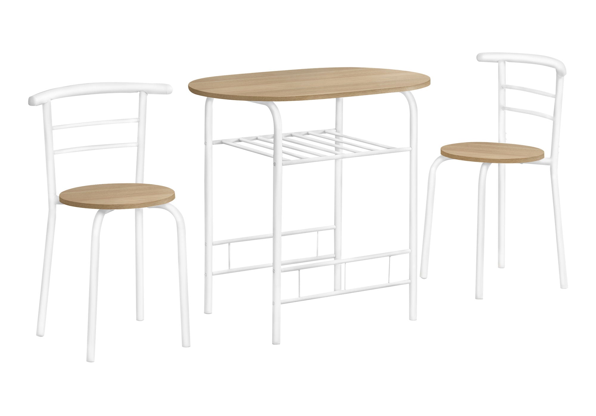 3 Pieces Dining Table Set, Small, Contemporary &amp; Modern