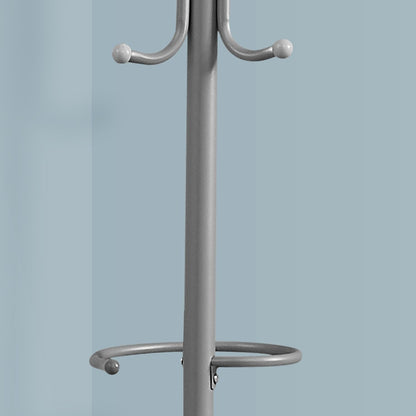 Coat Rack, Hall Tree, Free Standing, Hanging Bar, 6 Hooks, Entryway, Contemporary &amp; Modern