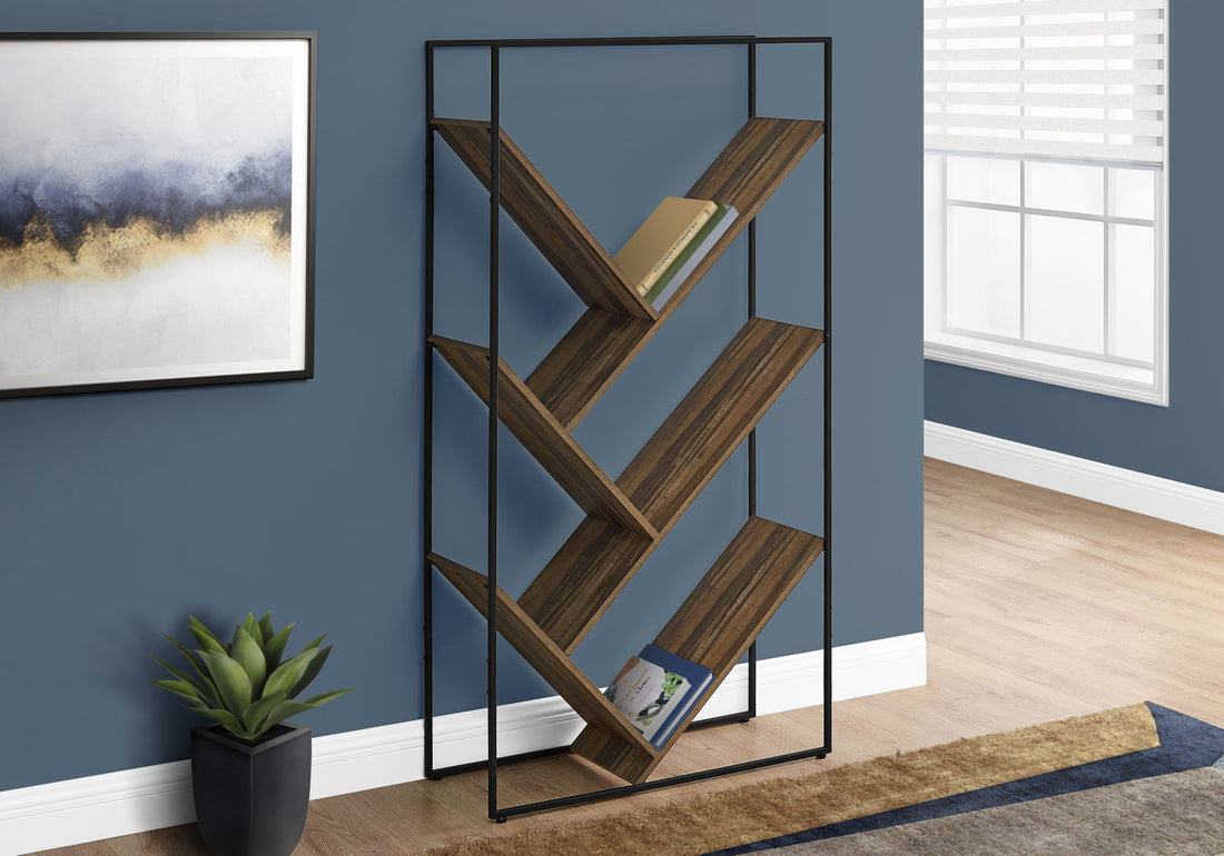 Bookshelf, Bookcase, Etagere, 3 Tier, Office, Contemporary &amp; Modern