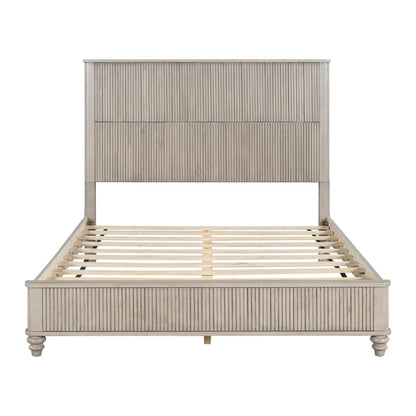 Platform Bed Frame &amp; Tall Headboard