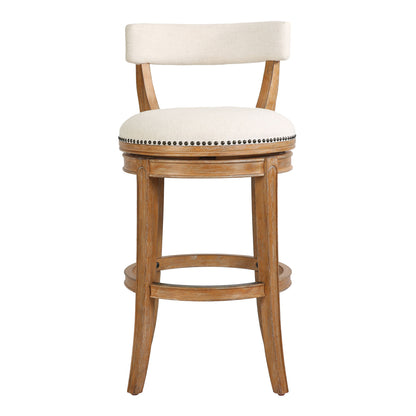 Stool &amp; Upholstered Seat And Back