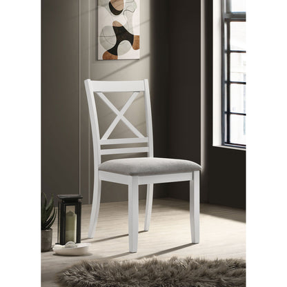 Evanston - Cross Back Dining Side Chair (Set of 2) - White