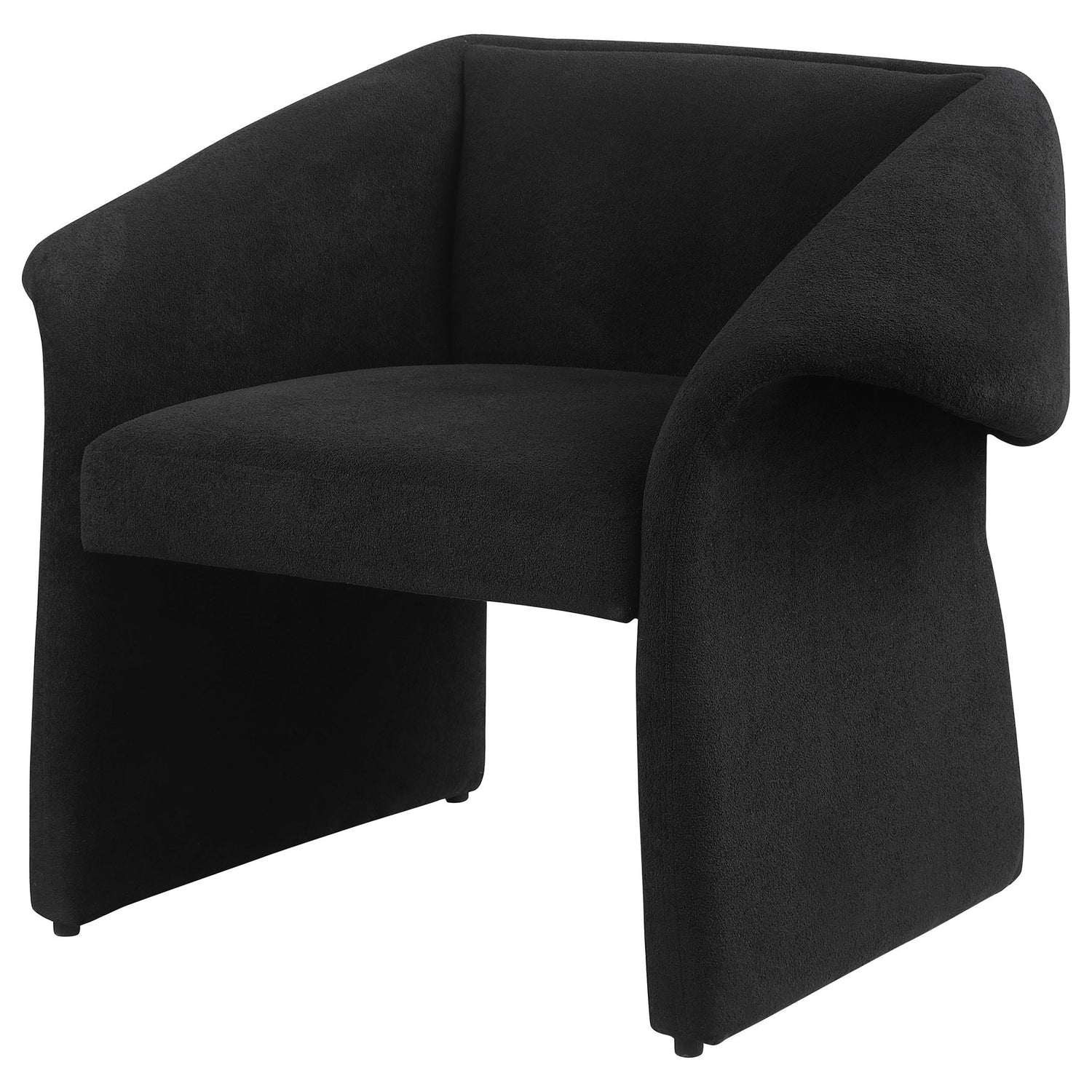 Mcdonald - Upholstered Sloped Arm Accent Chair - Black