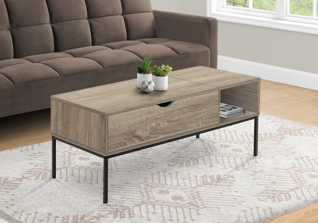 Table, Rectangular, Cocktail, Functional Lift-Top, Contemporary &amp; Modern
