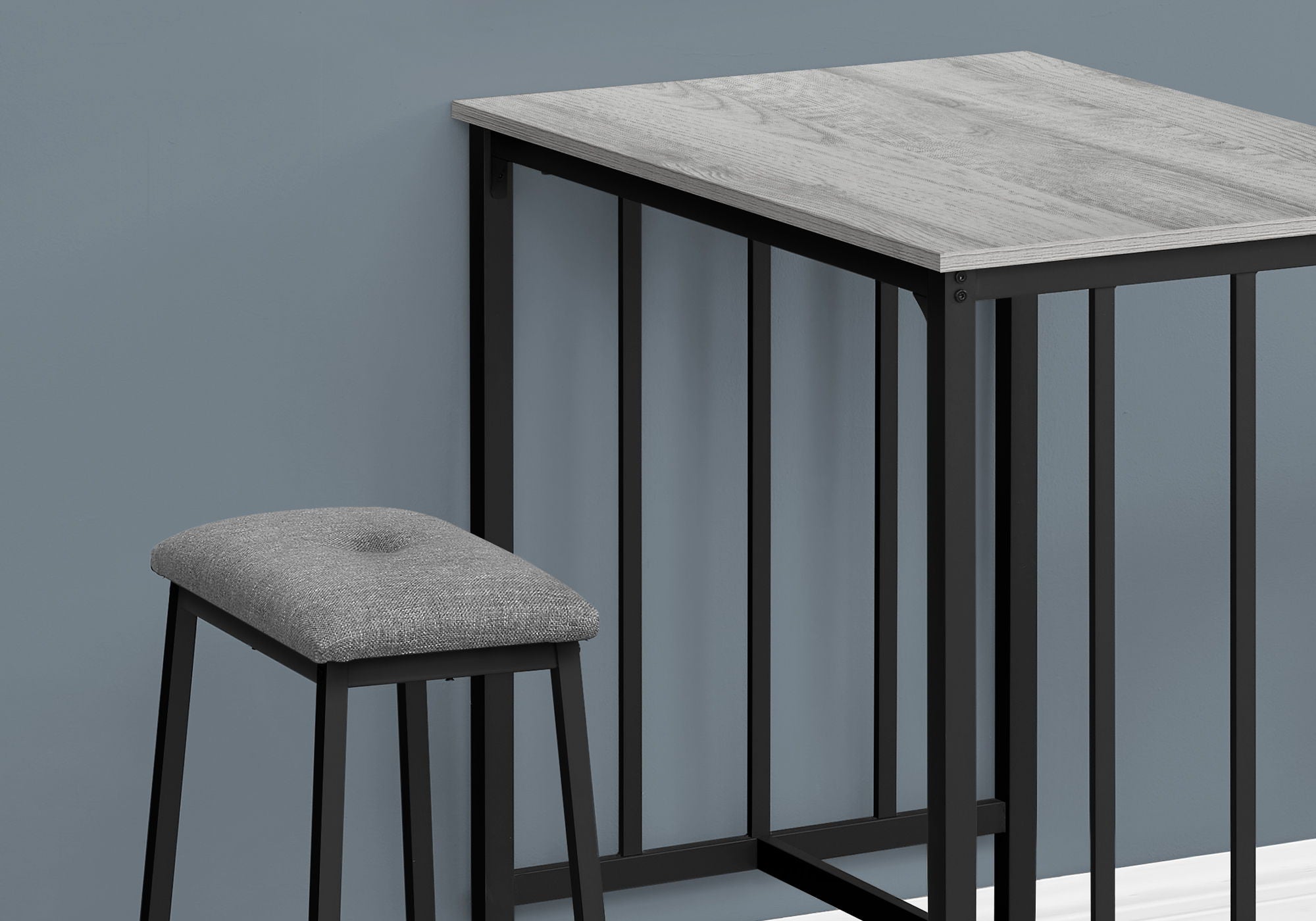 3 Pieces Dining Set, Counter Height, Rectangular, Small, Contemporary &amp; Modern