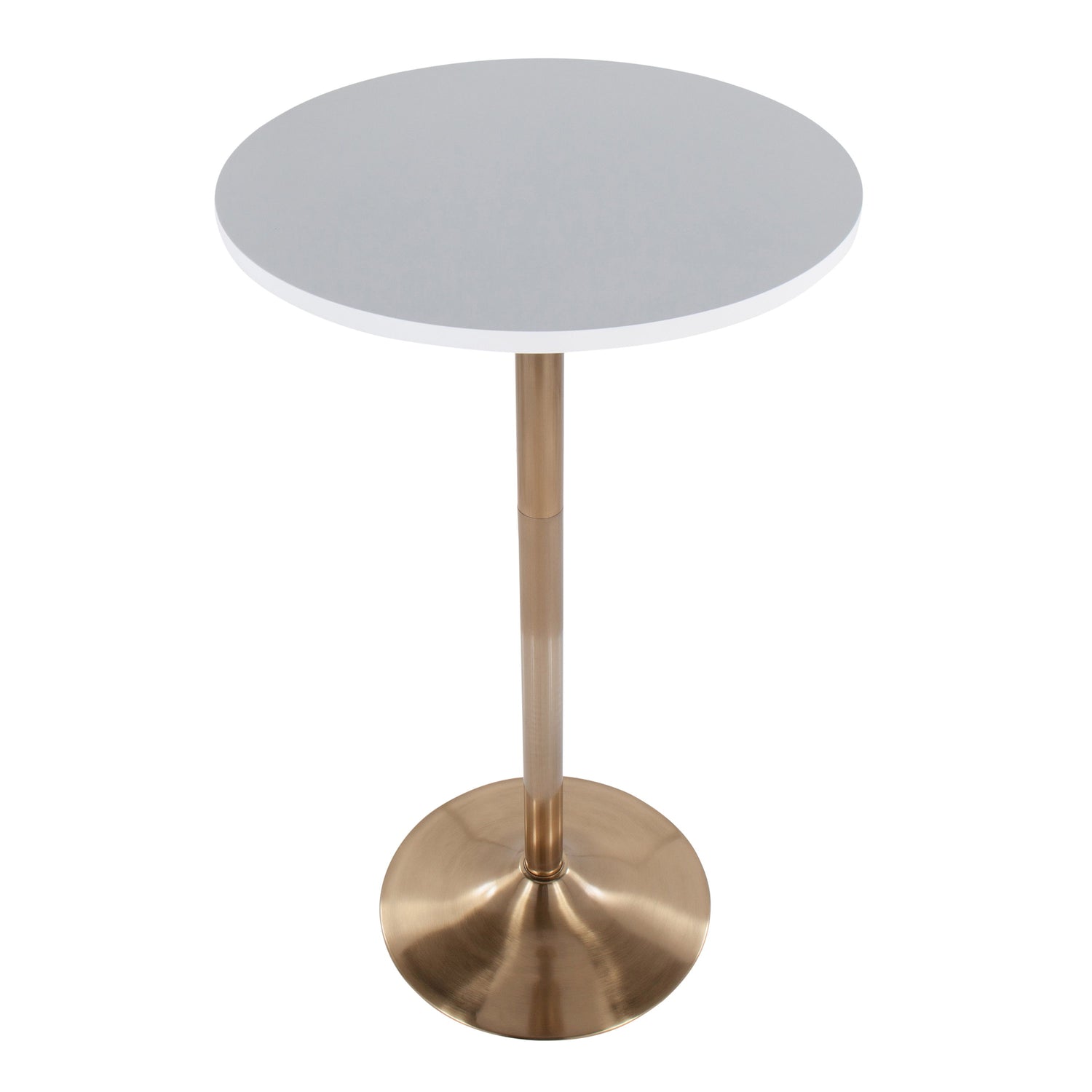 Pebble - Contemporary &amp; Glam Adjustable Dining / Bar Table