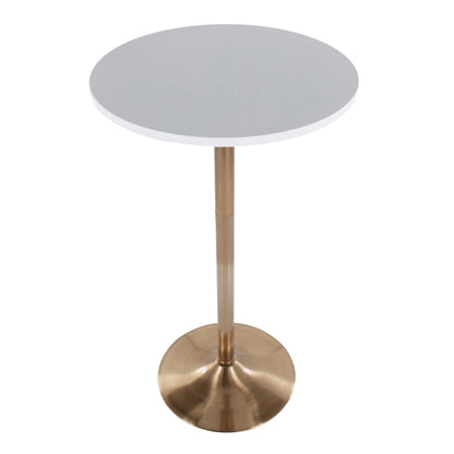 Pebble - Contemporary &amp; Glam Adjustable Dining / Bar Table