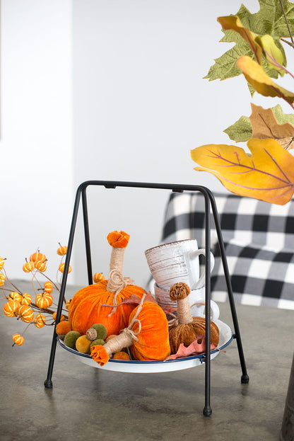 Pumpkin Ornament For Holiday Harvest Festival Fall Festival &amp; Thanksgiving (Set of 6)