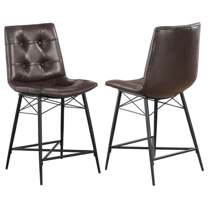Counter Height Stools &amp; Padded Seat (Set of 2)