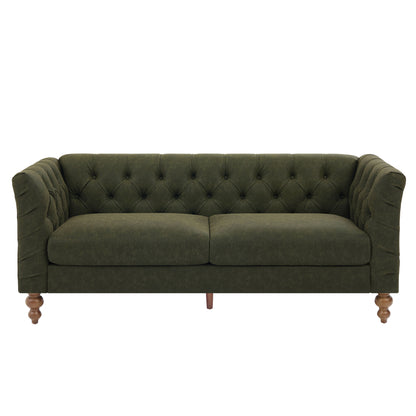Chesterfield Sofa With Flared Arms For Living Room